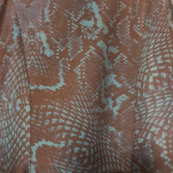 NWT Jennifer Lopez Blue/Black Snake Print Dress - Picture 2 of 6